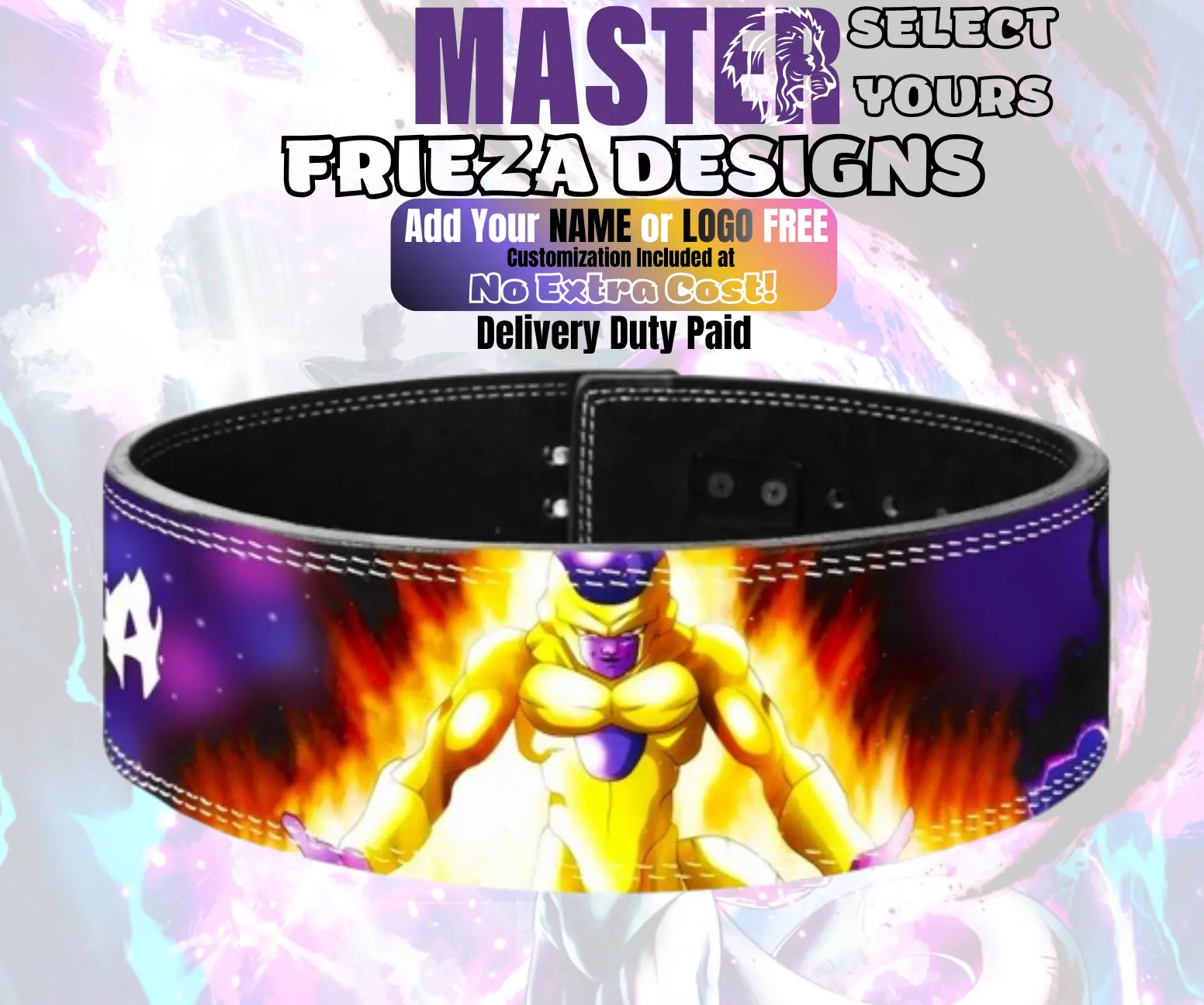 Frieza Anime Lever Belt Frieza Anime Lever Belt