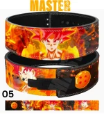Goku Red Head Dragball Anime Lever Belt