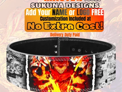 Sukuna Anime Lever Belt