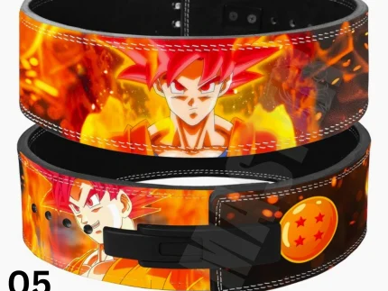 Goku Red Head Dragball Anime Lever Belt