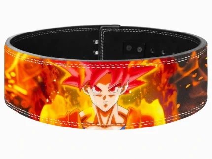 Goku Red Head Dragball Anime Lever Belt
