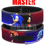 Sonic the Hedgehog weightlifting belt